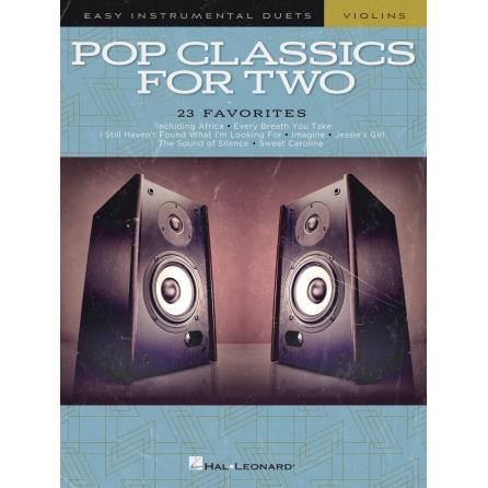 Cover for Hal Leonard Corp. Staff · Pop Classics for Two - Easy Duets - Violin (Book) (2020)