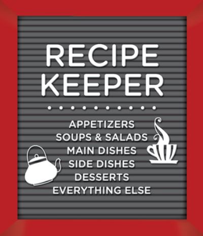 Cover for New Seasons · Small Recipe Binder - Recipe Keeper (Letterboard) (Hardcover Book) (2019)