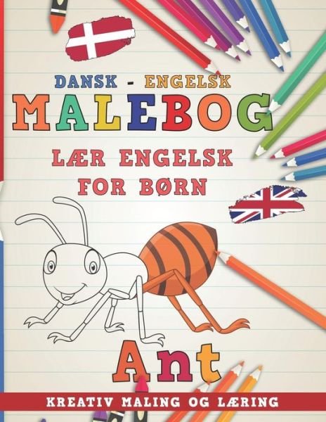 Cover for Nerdmediada · Malebog Dansk - Engelsk I L (Paperback Bog) (2018)