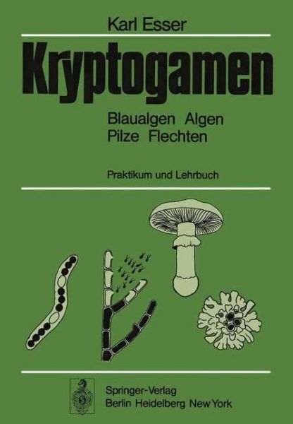 Cover for Karl Esser · Kryptogamen (Paperback Book) [German edition] (1976)