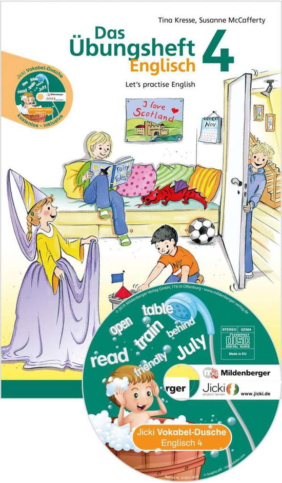 Cover for Kresse · Übungsheft Englisch 4 m.CD-A (Book)