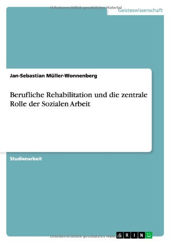 Cover for Müller-Wonnenberg · Berufliche Rehabilita (Book) [German edition] (2011)