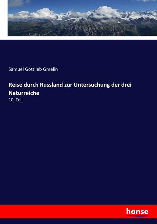 Cover for Gmelin · Reise durch Russland zur Untersu (Buch) (2017)