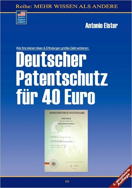 Cover for Elster · Deutscher Patentschutz für 40 Eu (Book)