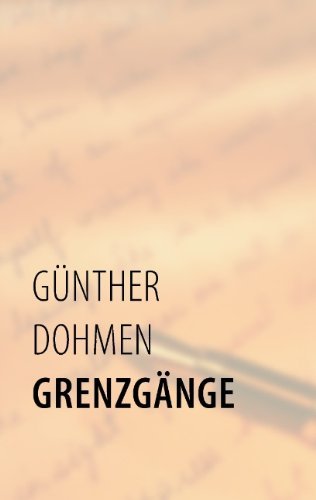 Cover for Gã1/4nther Dohmen · Grenzgänge (Pocketbok) [German edition] (2011)