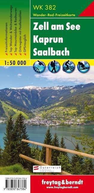 Freytag Berndt Wanderkt.WK382 Zell,Kapr - Freytag-berndt Und Artaria Kg - Books -  - 9783850847384 - 