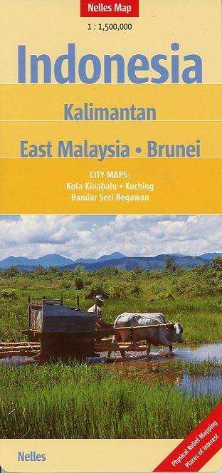 Nelles Map Indonesia bl. 4: Kalimantan, East Malaysia, Brunei - Nelles Verlag - Books - Nelles Verlag - 9783865742384 - September 7, 2011