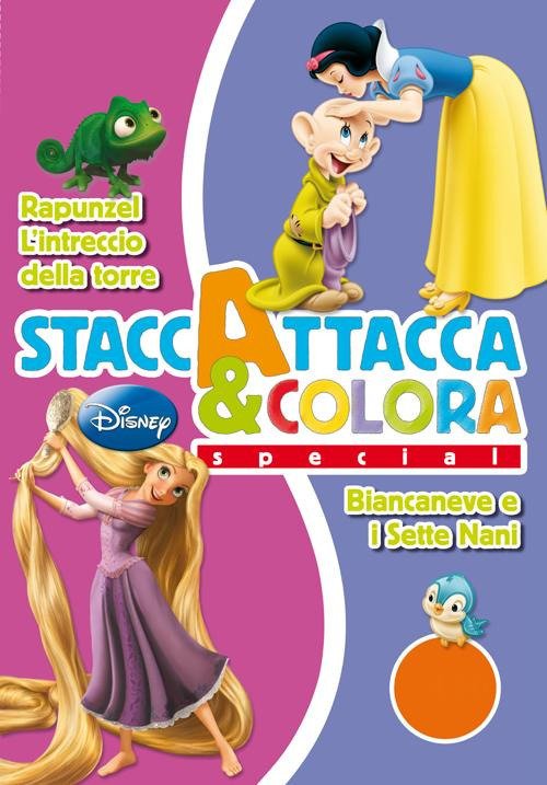 Biancaneve E I Sette Nani / Rapunzel (Staccattacca E Colora Special) - Disney - Film -  - 9788852215384 - 