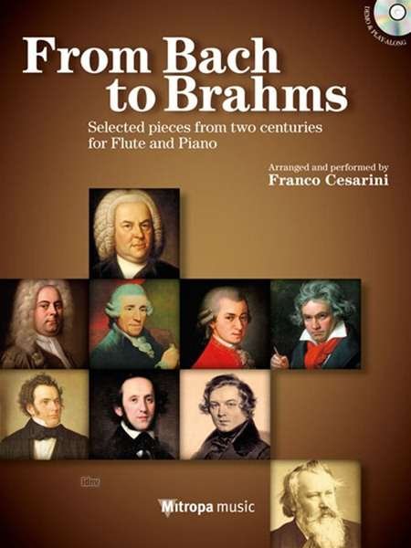 Cover for Bach · Bach:from Bach To Brahms, FÃ¼r QuerflÃ¶te (Book)