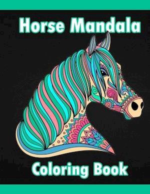 Cover for Cheval C0l · Horse Mandala Coloring Book (Paperback Bog) (2020)