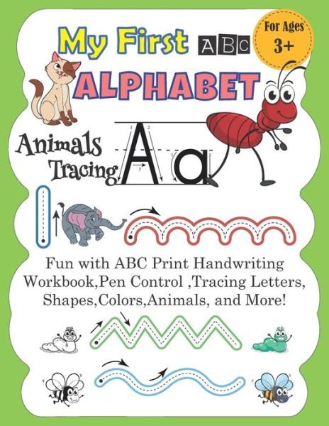 Cover for Krypton Smart Kids · My First Alphabet Animal Tracing (Pocketbok) (2020)