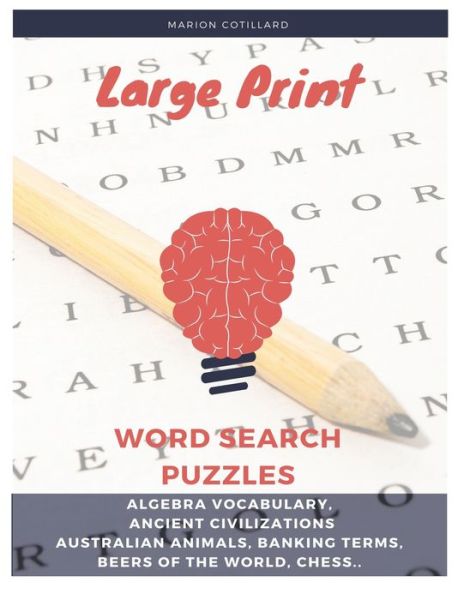 Cover for Marion Cotillard · LARGE PRINT Word Search Puzzles (Paperback Book) (2020)