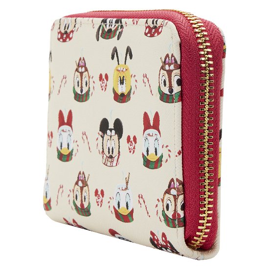 Cover for Loungefly · Loungefly Disney - Mickey And Minnie Hot Cocoa Mugs Aop Zip Around Wallet (wdwa2354) (MERCH) (2022)