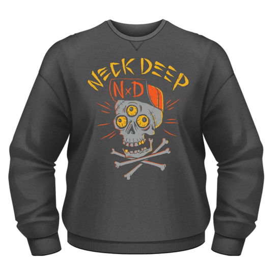 Cover for Neck Deep · Neck Deep: Skulls (Felpa Unisex Tg. L) (N/A) [size L] [Grey edition] (2016)