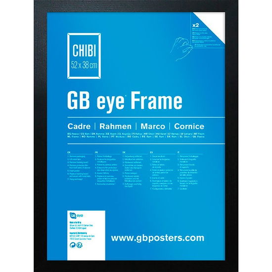 Cover for Divers · GBEYE - MDF Black Frame - Chibi 52 x 38 cm - X2 (ACCESSORY)