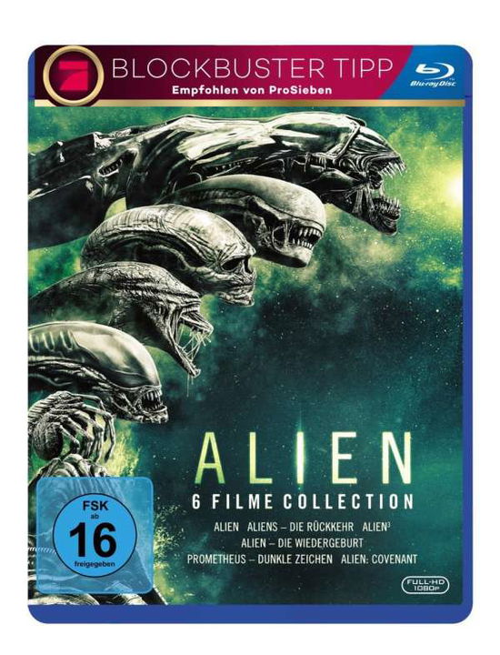 Cover for Alien 1-6  [6 BRs] (Blu-ray) (2017)