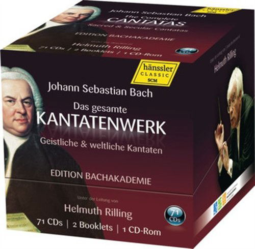 Js Bach - The Complete Cantatas - Helmuth Rilling - Musik - HANSSLER CD - 4010276024385 - 2 september 2013