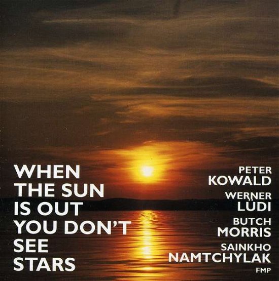 Cover for Peter Kowald · When the Sun is out You D (CD) (1992)