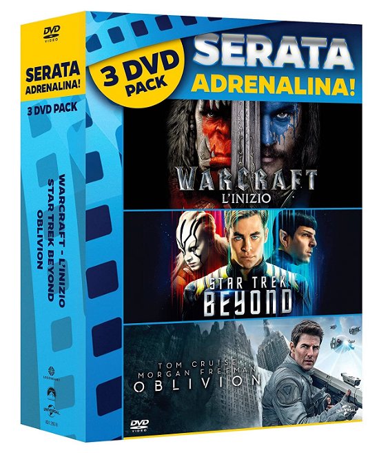 Cover for Oblivion / Warcraft / Star Trek · Beyond (DVD) (2017)