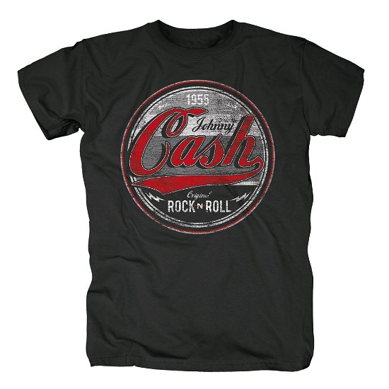 Cover for Johnny Cash · Cash Label Black (T-shirt) [size XXL] (2014)