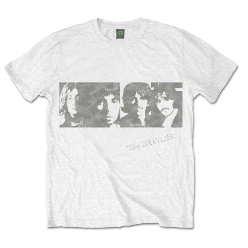 The Beatles Unisex T-Shirt: White Album Faces - The Beatles - Marchandise - Apple Corps - Apparel - 5055295397385 - 