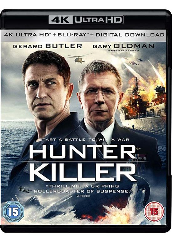 Cover for Hunter Killer (4k Blu-ray) · Hunter Killer (4K UHD Blu-ray) (2019)