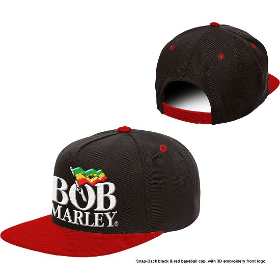 Cover for Bob Marley · Bob Marley Unisex Snapback Cap: Logo (Bekleidung) [Black - Unisex edition]