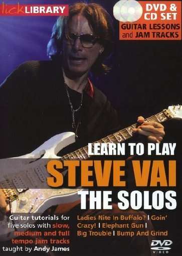 Lick Library Learn To Play Steve Vai The - Danny Gill - Film - MUSIC SALES - 5060088823385 - 