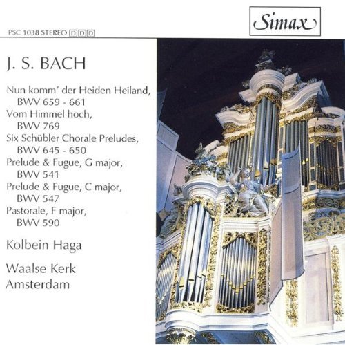 Organ Music - Bach / Haga - Music - SIMAX - 7025560010385 - January 20, 1992