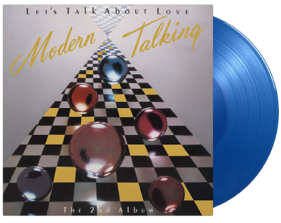 Cover for Modern Talking · Let's Talk About Love (LP) [Limited Translucent Blue Vinyl edition] (2023)