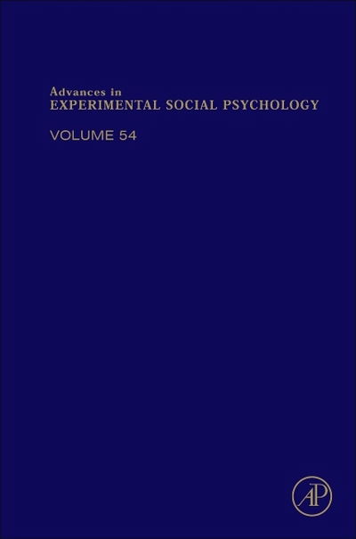 Cover for Advances in Experimental Social Psychology (Gebundenes Buch) (2016)