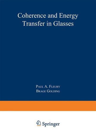 Cover for Golding  Brage · Coherence and Energy Transfer in Glasse (Hardcover Book) (1984)