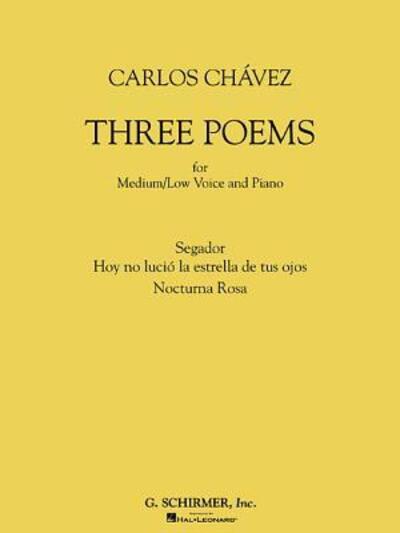 Cover for Carlos Chavez · Three Poems (Paperback Book) (2003)