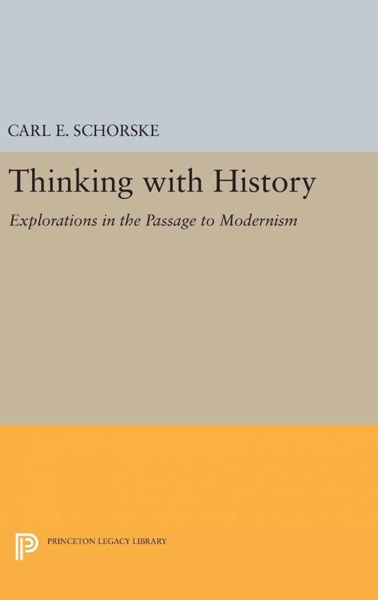 Cover for Carl E. Schorske · Thinking with History: Explorations in the Passage to Modernism - Princeton Legacy Library (Hardcover Book) (2016)