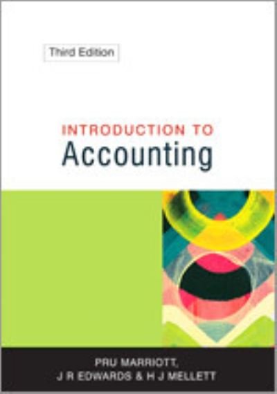 Cover for Pru Marriott · Introduction to Accounting - Accounting and Finance series (Paperback Book) [3 Revised edition] (2002)