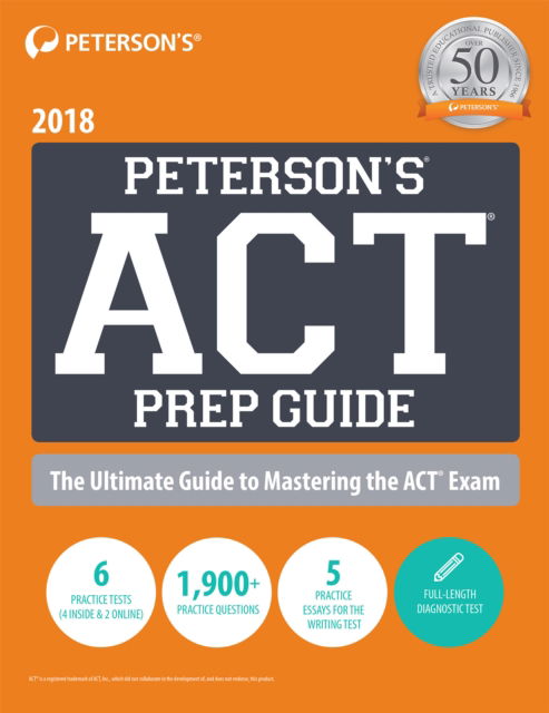 Cover for Peterson's · Peterson's ACT Prep Guide 2018 (Paperback Book) (2018)