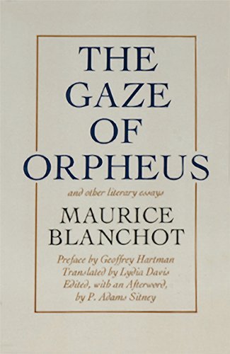 Cover for Maurice Blanchot · Gaze of Orpheus: and other literary essays (Taschenbuch) [New edition] (1995)