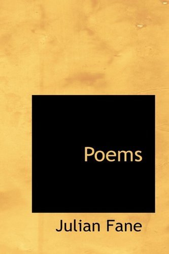 Cover for Julian Fane · Poems (Hardcover bog) (2009)