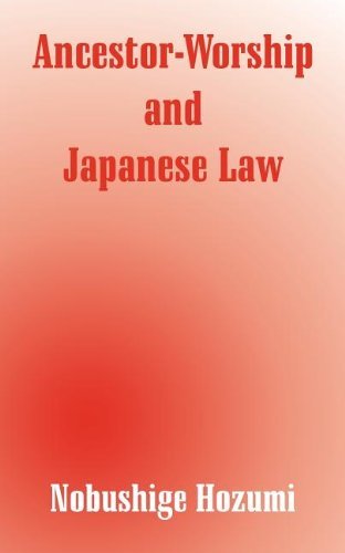 Cover for Nobushige Hozumi · Ancestor-Worship and Japanese Law (Pocketbok) (2003)