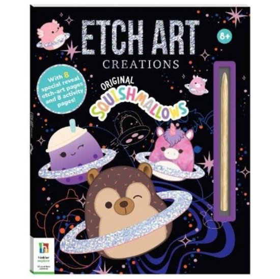 Etch Art Creations Squishmallows - Squishmallows - Hinkler Pty Ltd - Bøger - Hinkler Books - 9781488940385 - 1. september 2023