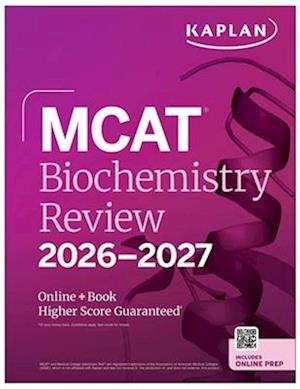 Cover for Kaplan Test Prep · MCAT Biochemistry Review 2026-2027: Online + Book - Kaplan Test Prep (Taschenbuch) (2025)