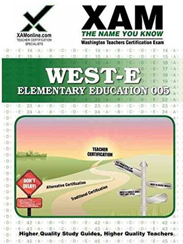 Cover for Sharon Wynne · West-e Elementary Education Teacher Certification Test Prep Study Guide (Paperback Book) (2009)
