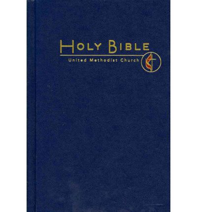 Cover for Common English Bible · Ceb Common English Large Print Pew Bible, Navy Umc Emblem: Cross &amp; Flame Emblem, Navy Blue (Hardcover Book) [Lrg edition] (2012)