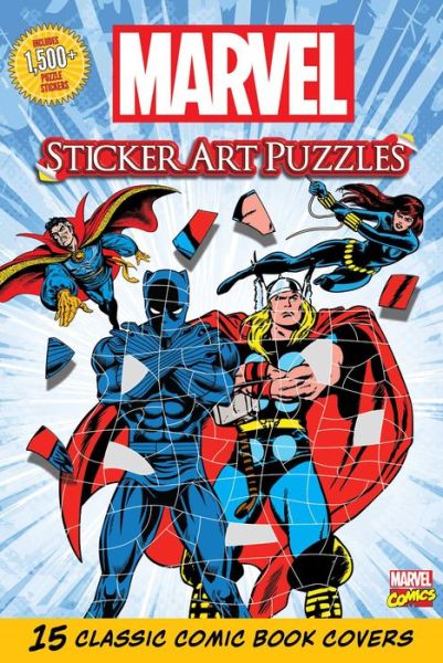 Cover for Editors of Thunder Bay Press · Marvel Sticker Art Puzzles (Paperback Book) (2022)