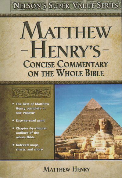 Cover for Matthew Henry · Matthew Henry's Concise Commentary On The Whole Bible (Hardcover Book) (2020)