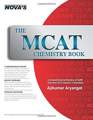 Cover for Ajikumar Aryangat · The MCAT Chemistry Book (Pocketbok) (2014)