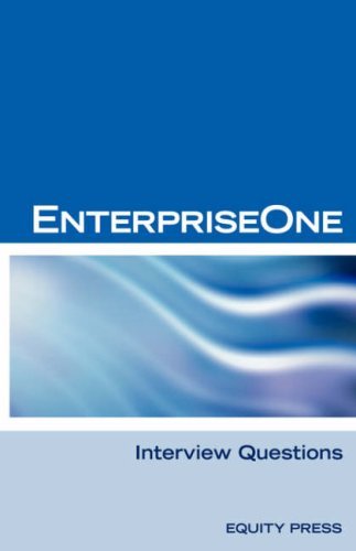 Cover for Terry Sanchez-Clark · Oracle Jde / Enterpriseone Interview Questions, Answers, and Explanations: Enterpriseone Certification Review (Paperback Book) (2007)
