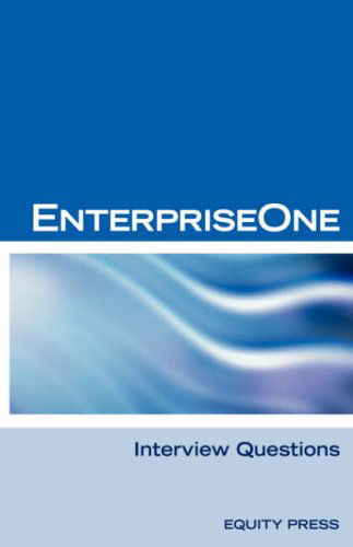 Oracle Jde / Enterpriseone Interview Questions, Answers, and Explanations: Enterpriseone Certification Review - Terry Sanchez-Clark - Books - Equity Press - 9781933804385 - April 15, 2007
