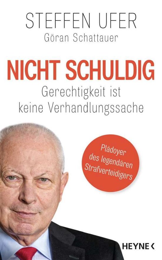 Cover for Ufer · Nicht schuldig (Buch)