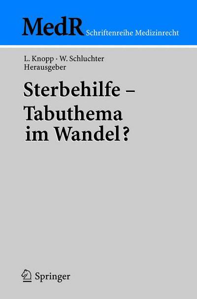 Cover for Lothar Knopp · Sterbehilfe - Tabuthema Im Wandel? (Paperback Book) [2004 edition] (2004)